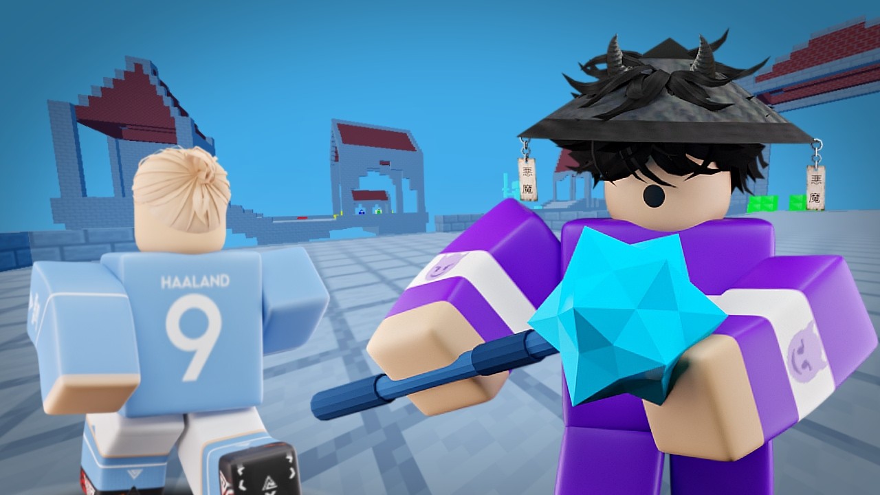 i used the Smasher Kit in Roblox BedFight
