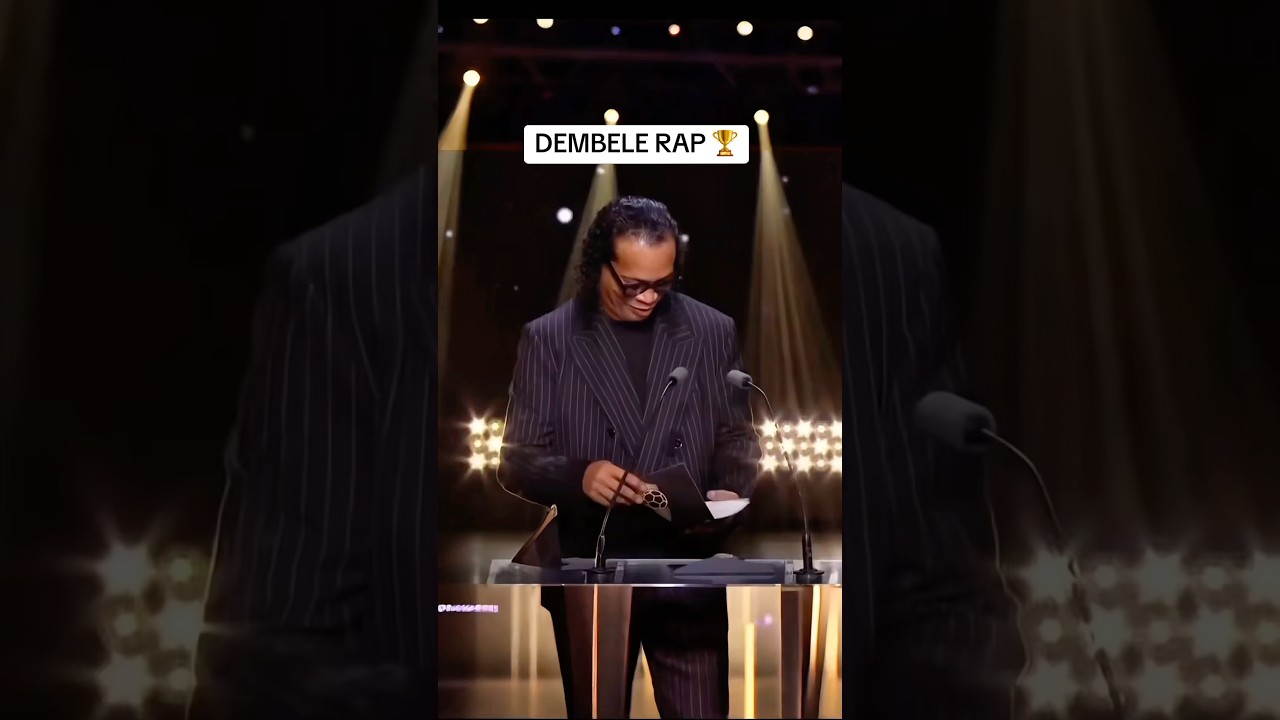 DEMBELE RAP 🏆 #zdotss #ballondor #football #dembele #viral #explore