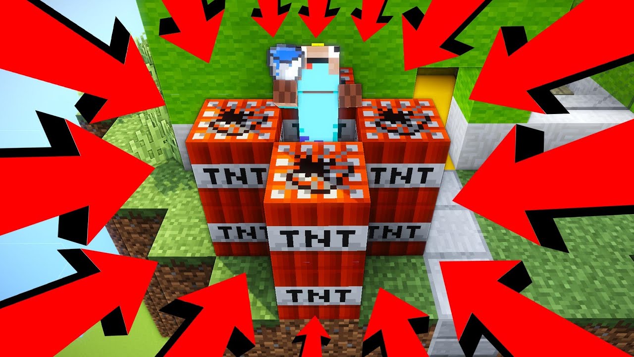 💥 CAÑONES DE TNT CON CRAFT 🤑