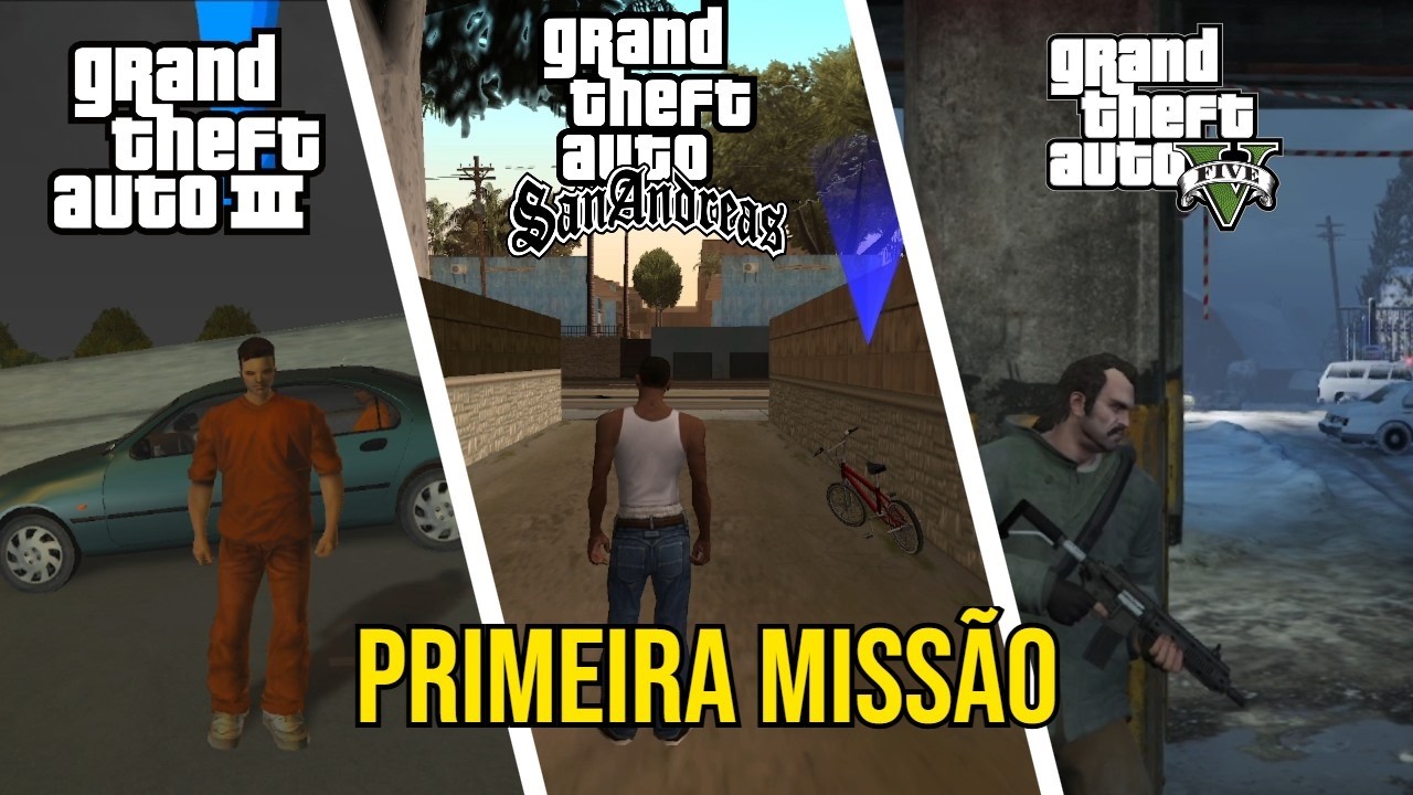 Qual é a melhor PRIMEIRA MISSÃO da franquia GTA?