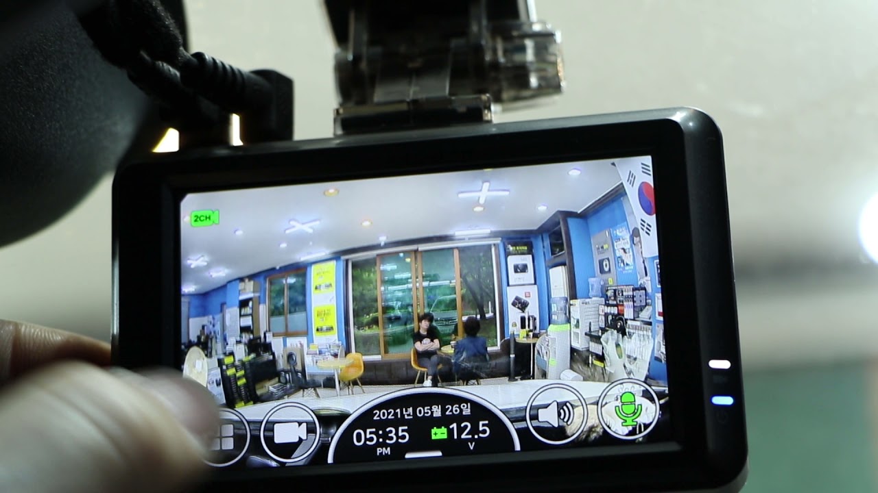 파인뷰 LX5000POWER 블랙박스 장착후 설정모드 진입후 어떤 기능이 있는지 확인해 보자