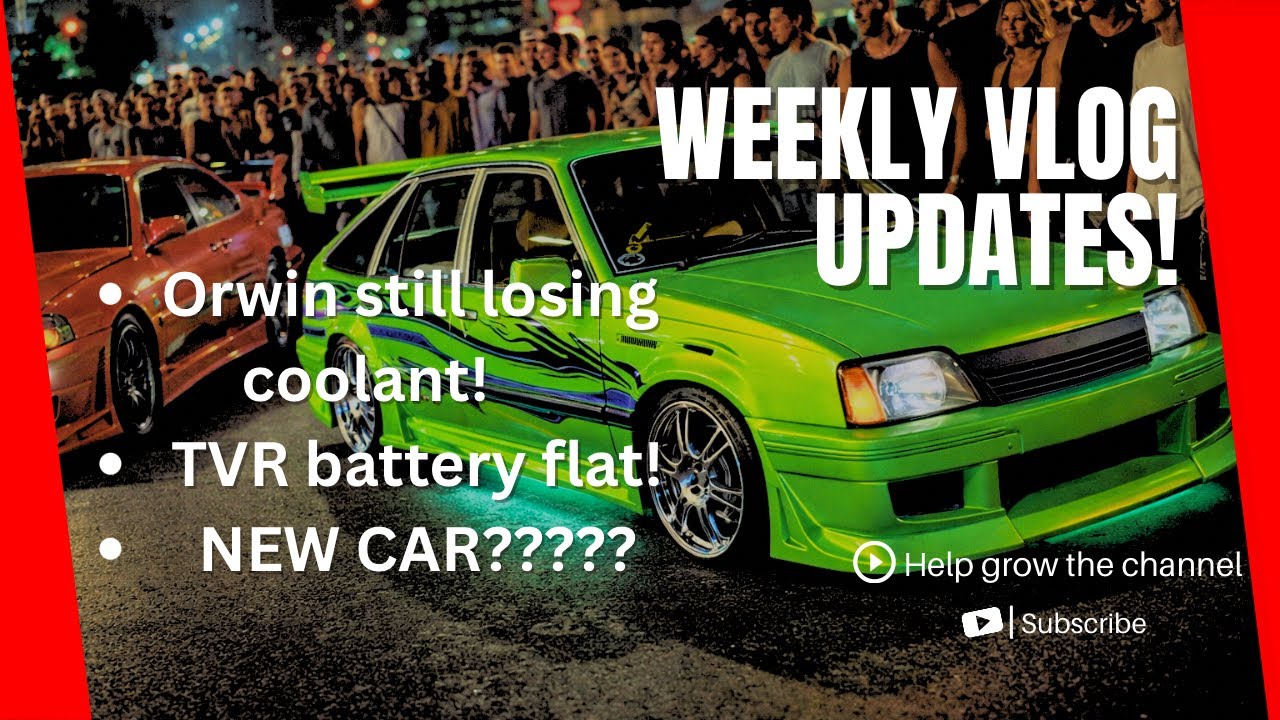 Weekly VLOG. Chimaera and mk2 Cavalier update (Orwin) and maybe BUYING ANOTHER CAR????