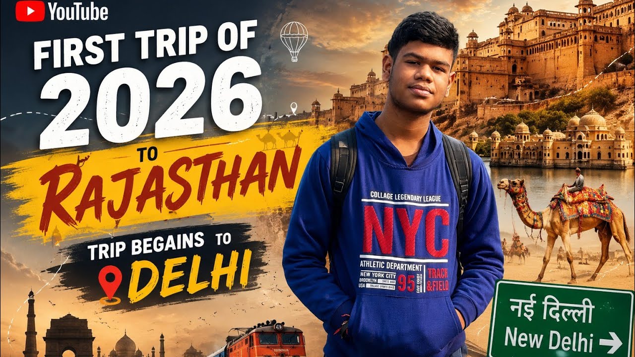 Trip begins finally! | Delhi 😃
