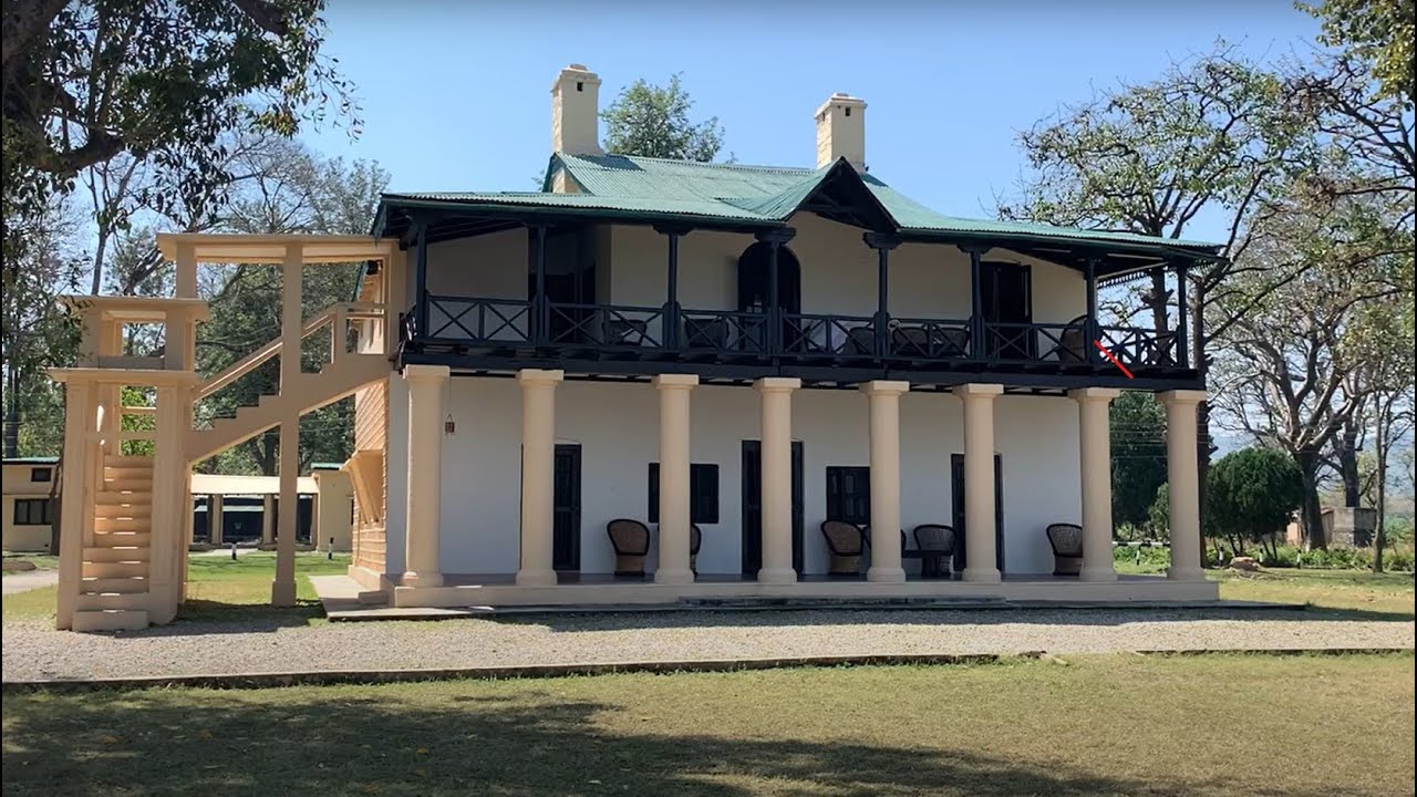 Dhikala Forest Rest House in Corbett National Park.