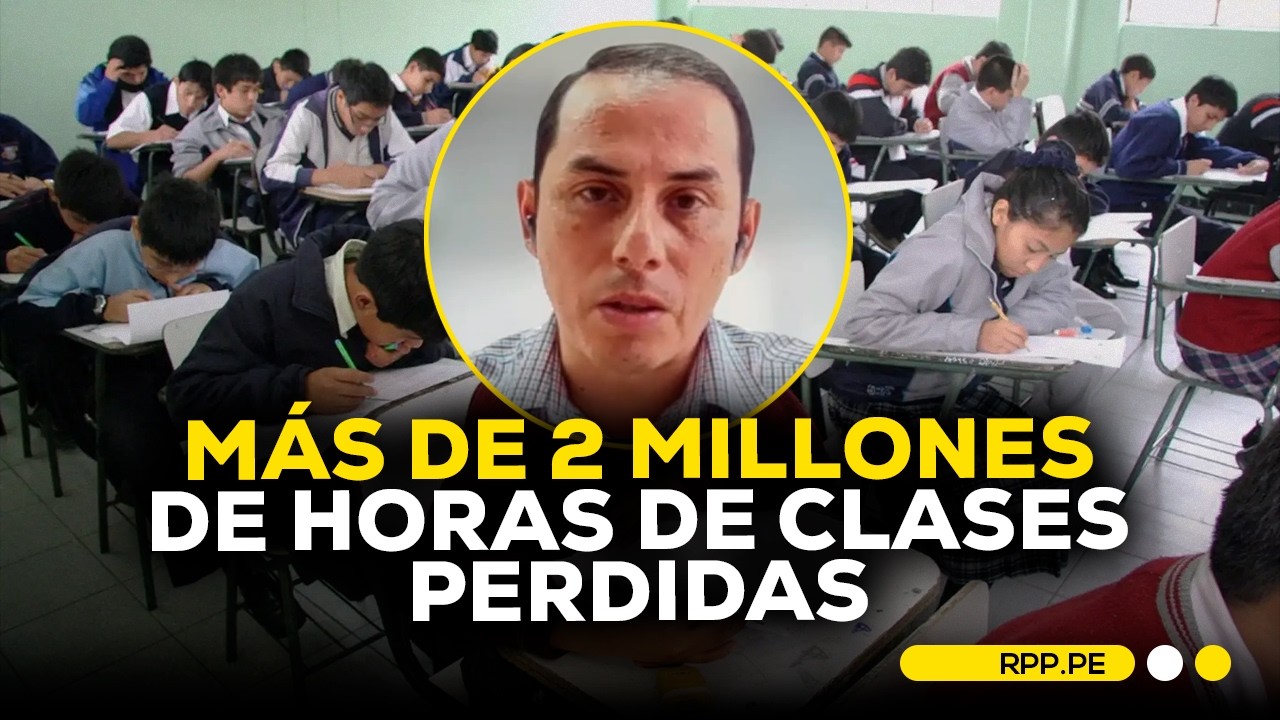 Más de 2 millones de horas de clases presenciales se perderían en una semana #ROTATIVARPP