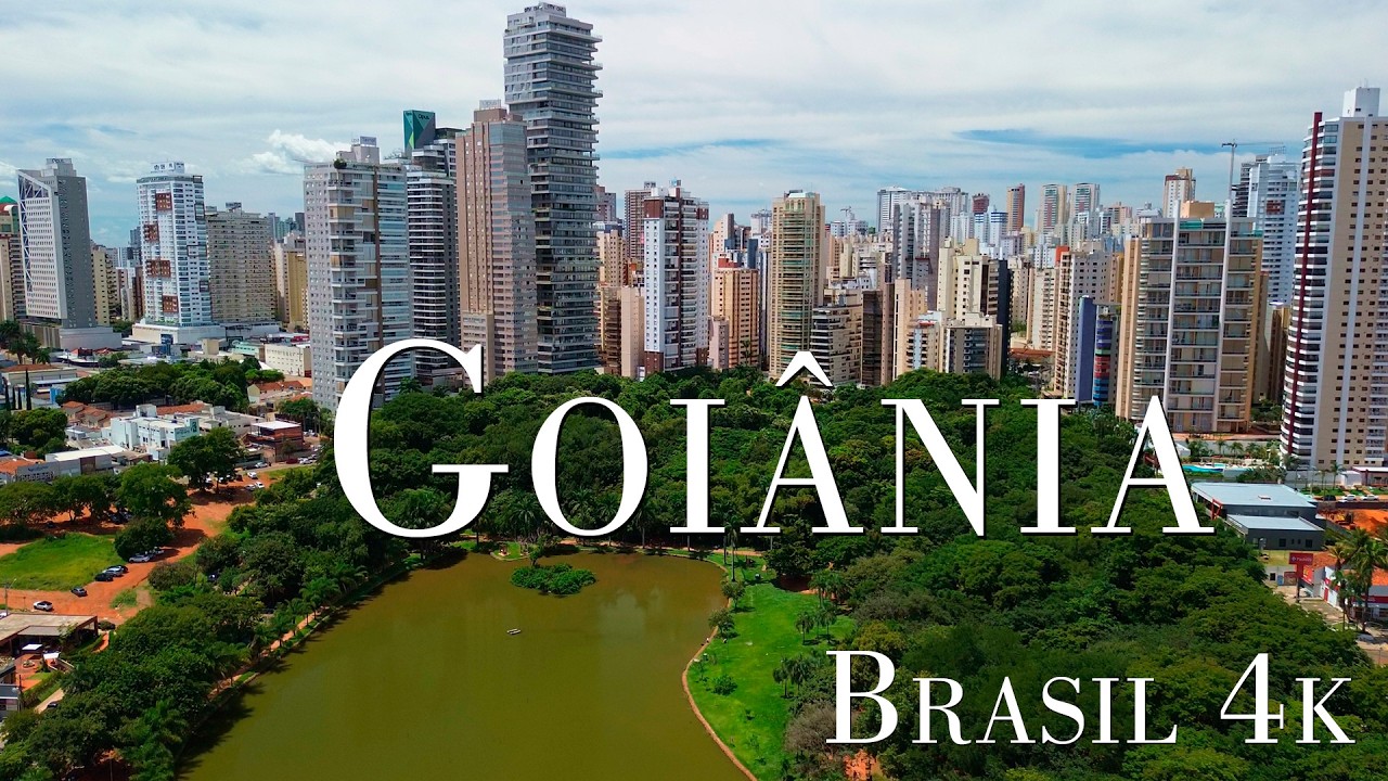 Goiânia, Brasil em 4k - Paisagens de Goiânia, capital de Goiás com Músicas Inspiradoras