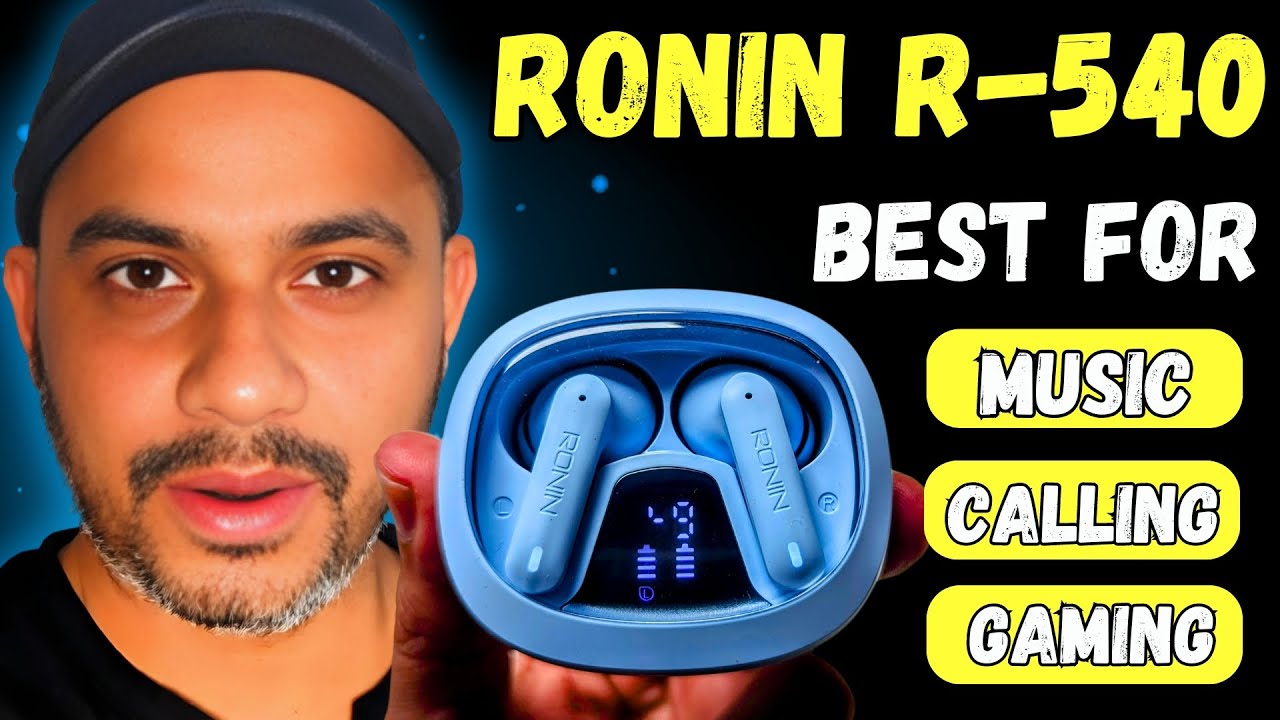 Ronin R540 Earbuds  🔥 Calling and Gaming Test 🔥 Unboxing and Review
