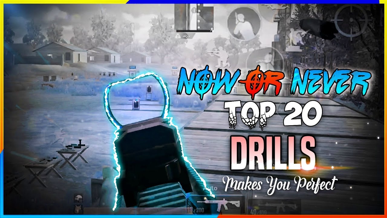 PUBG Training Drills For Improving Your - AIM, SNIPING, CROSSHAIR, MOVEMENT, REFLEX, CLOSE COMBAT