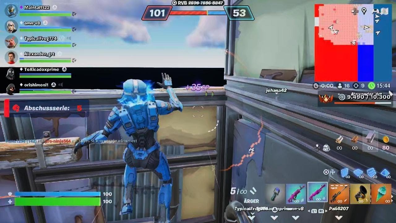 Ich spiele Fortnite !!!