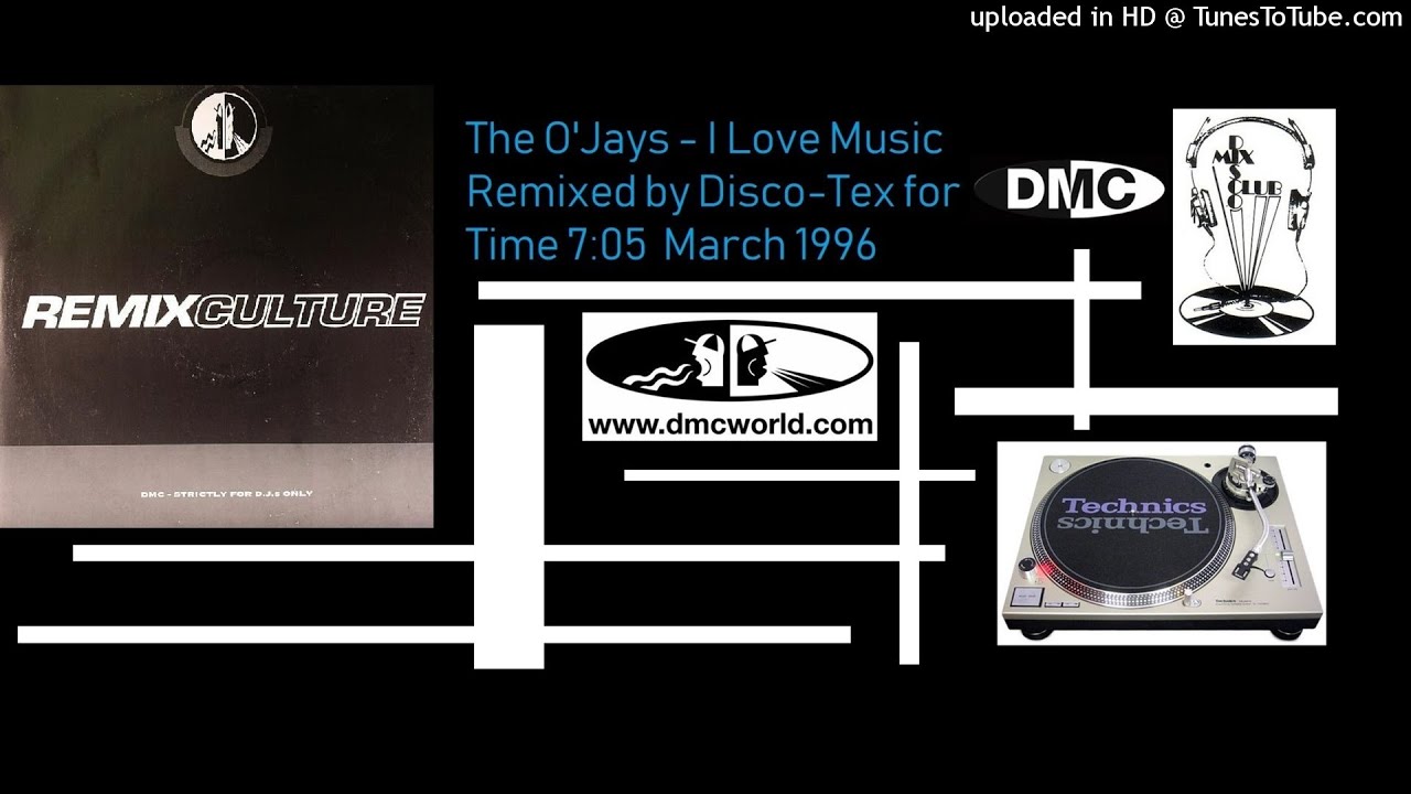 The O'Jays - I Love Music (DMC remix by Disco-Tex March 1996)