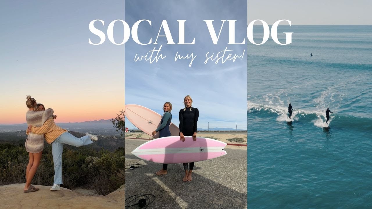 CALIFORNIA VLOG: my sister came to visit me in my new home