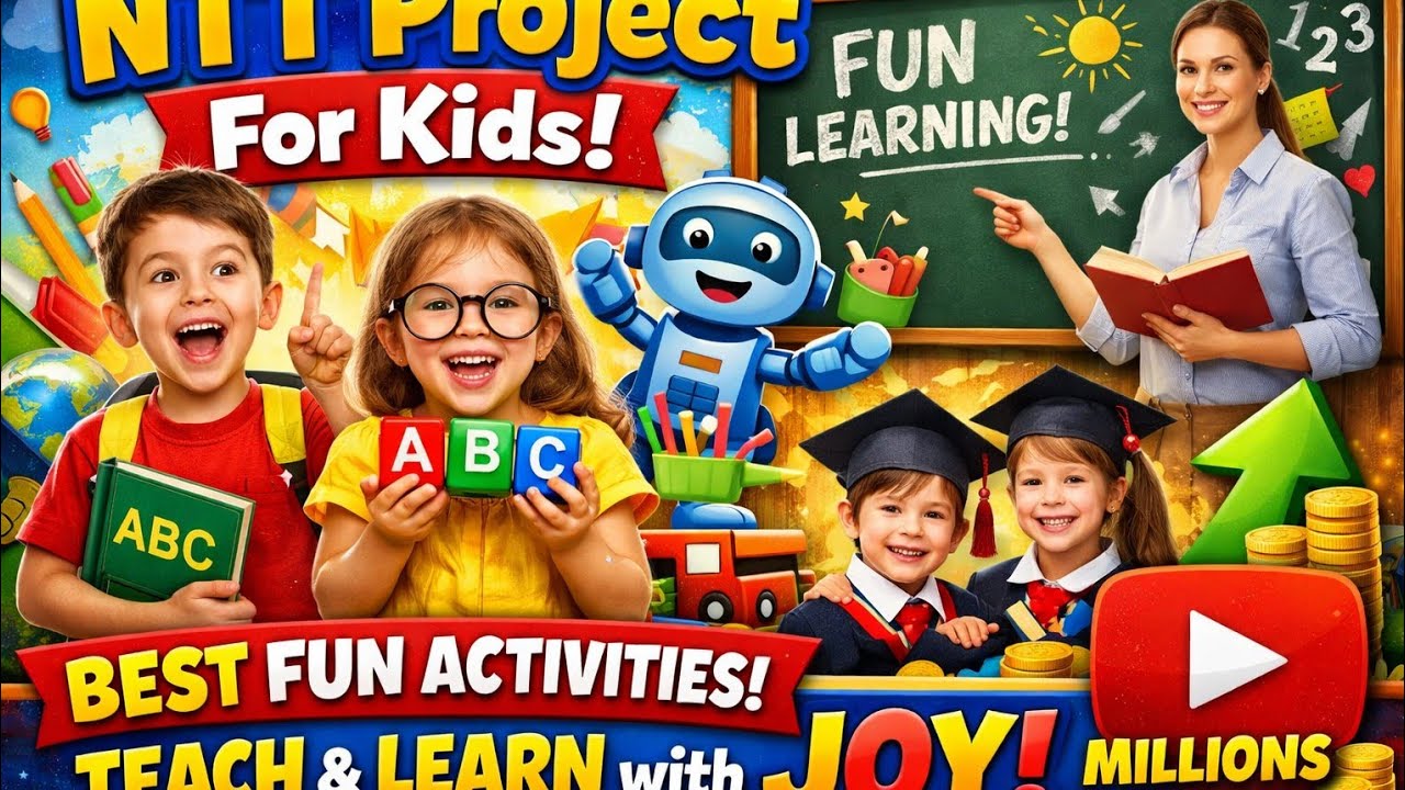 NTT PROJECT | LEARNING THROUGH FUN ACTIVITIES | खेल-खेल में सीखना | ACTIVITY BASED TEACHING FOR KIDS