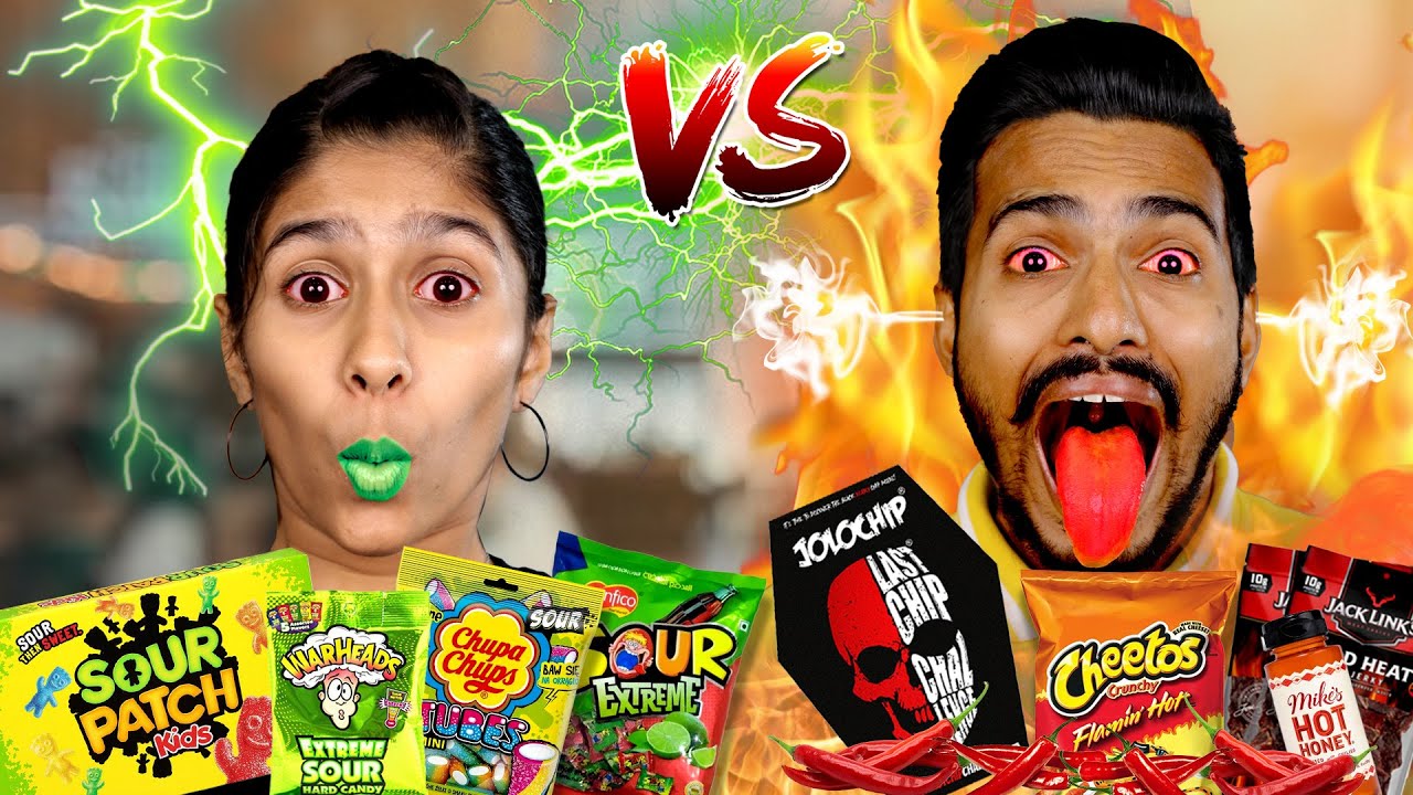 EATING The Worlds Spiciest Vs Sourest Foods! Pari's Lifestyle