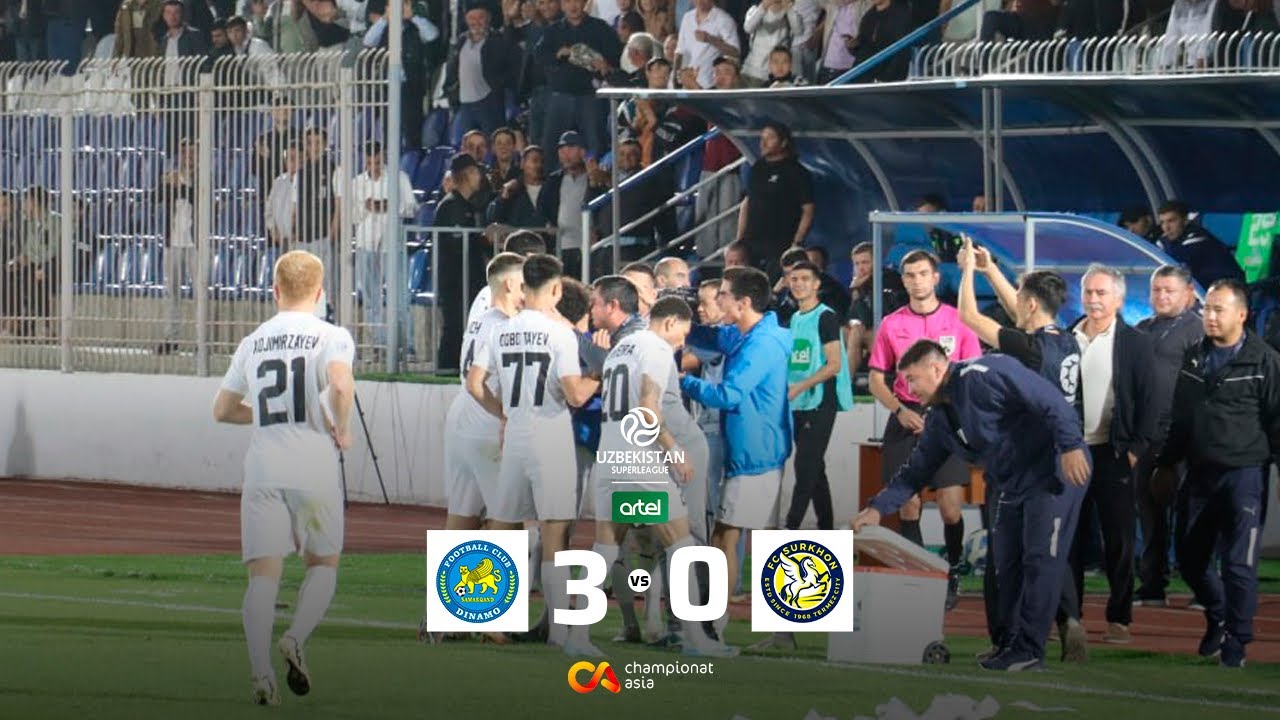 Superliga. Dinamo - Surxon 3:0. Highlights (26.09.2024)