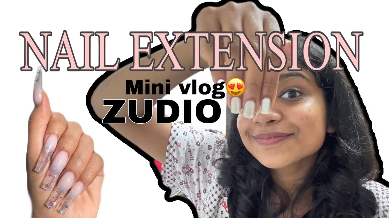 നഖം നീട്ടാം😆😛 #nailextension #zudio #minivlog 