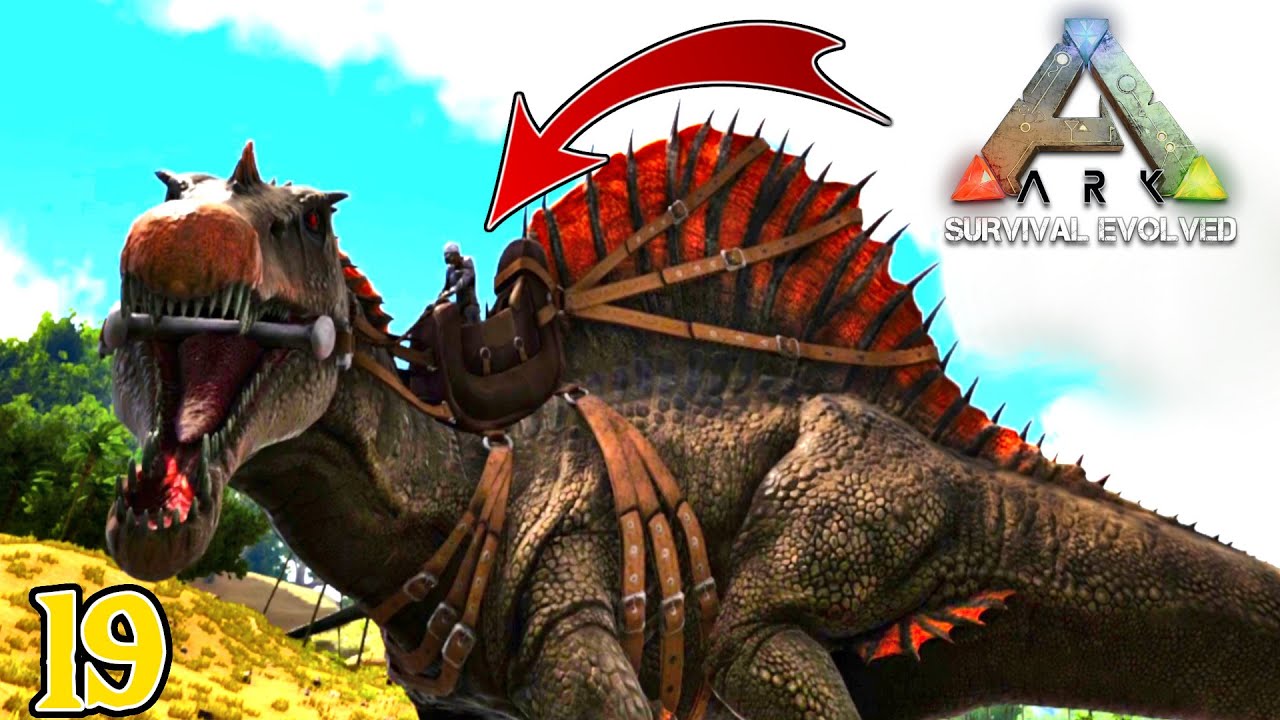 JE VOYAGE A DOS DE SPINOSAURE !! [ARK Episode 19]