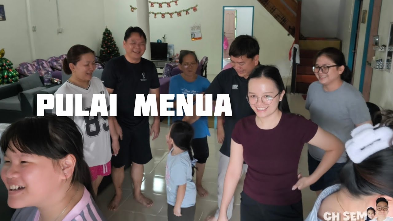 ABANG & FAMILY PULAI MENUA // Bawa anak mandi sungai sebelum ke kampung Poi