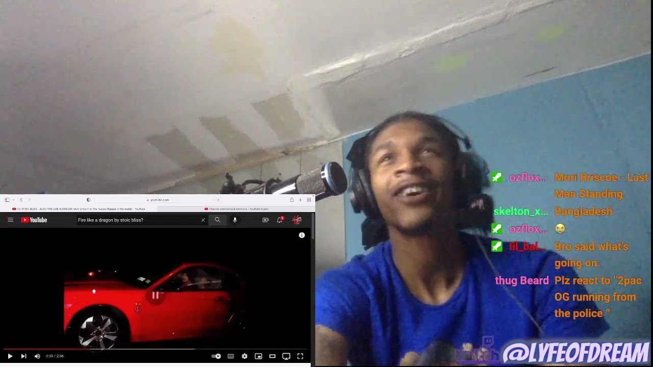 STOIC BLISS - Ac1D-FIRE LIKE A DRAGON (1 of The Fastest Rapper in the world) (DREAM LIVE REACTION)