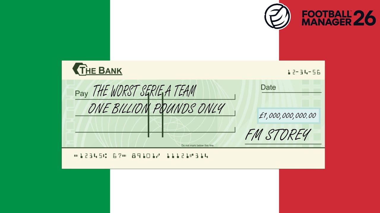 I Gave The Worst Serie A Team £1,000,000,000