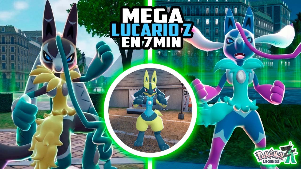 En 7 Minutos Consigue a MEGA LUCARIO Z + Build + Estrategia | Pokémon Legends Z-A DLC