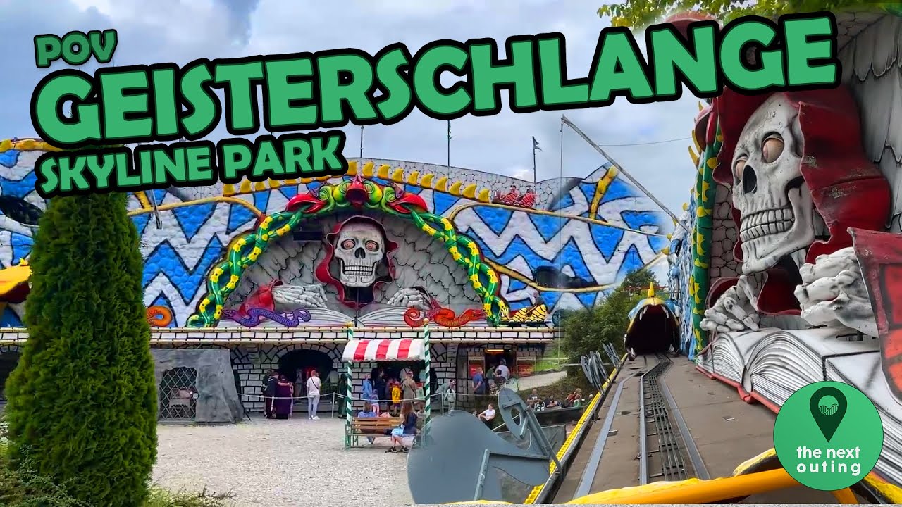 Geisterschlange (Ghost Train) | On Ride POV | Skyline Park, Germany
