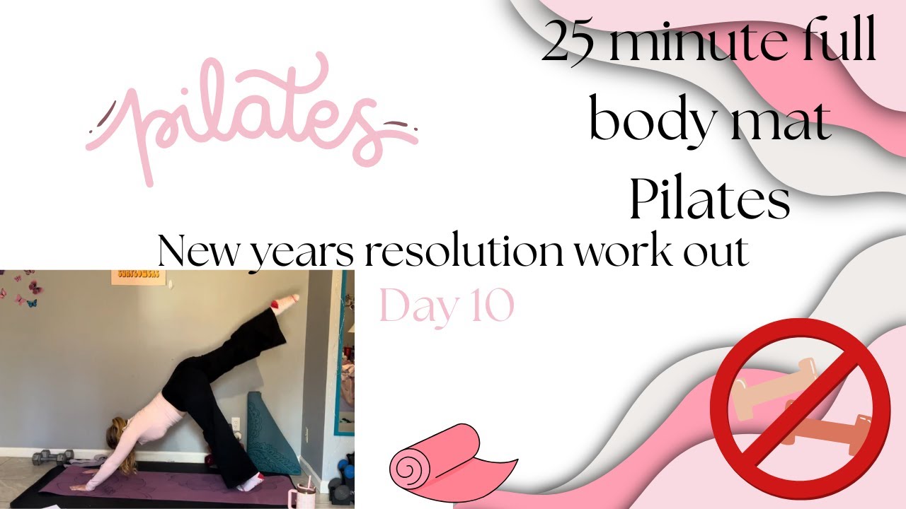 25 minute full body low impact Pilates for beginners / day 10 / no equipment