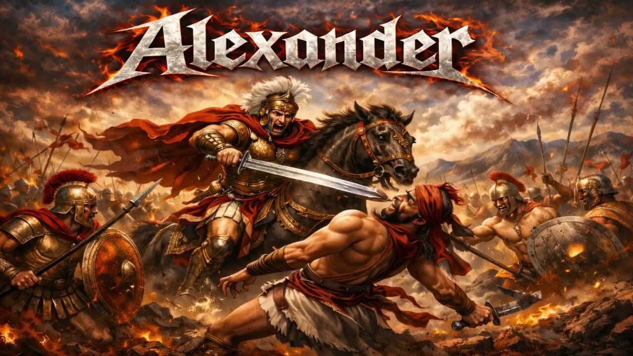 Battle Drone - ⚔️🐴🔥 Alexander 🔥🌿⚔️ - Heavy Metal, Power Metal, Epic Metal, Classic Metal, Hard Rock