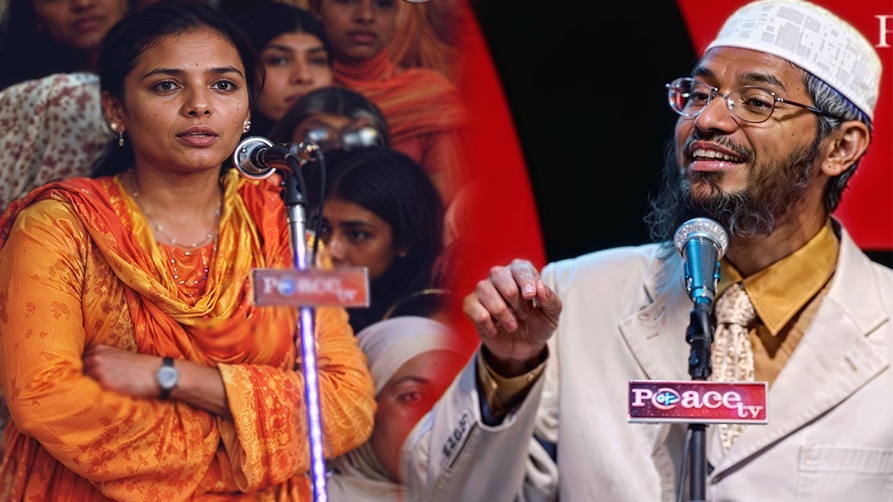Clever girl challenged dr zakir naik with a tricky question