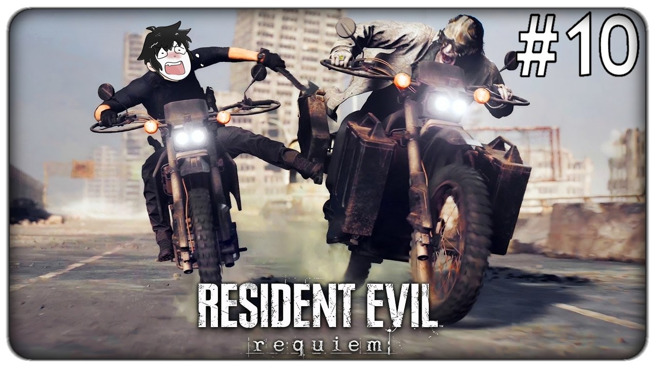 BOSS FIGHT SU DUE RUOTE AD ALTA VELOCITA' CONTRO GIDEON | Resident Evil Requiem - ep.10