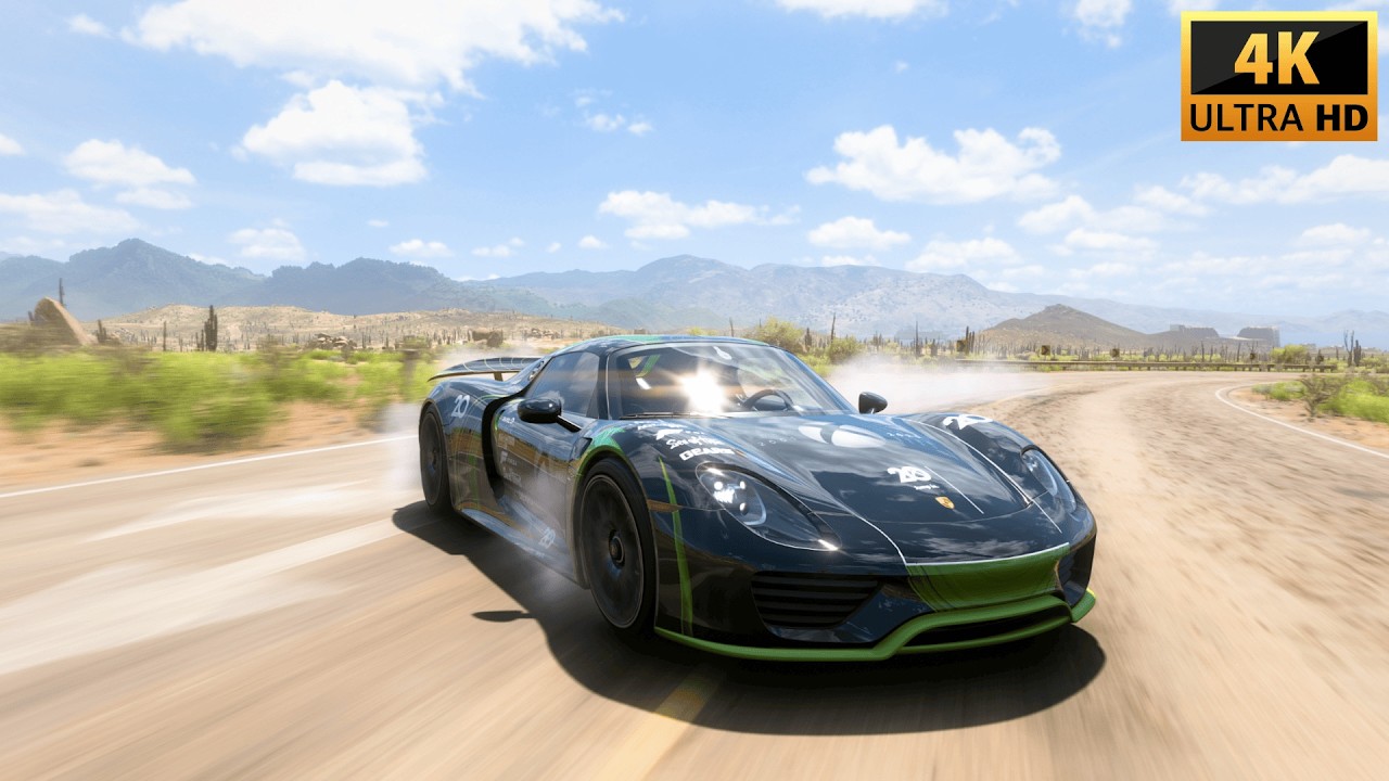 918 Spyder Hypercar Test Drive - Forza Horizon 5 4K