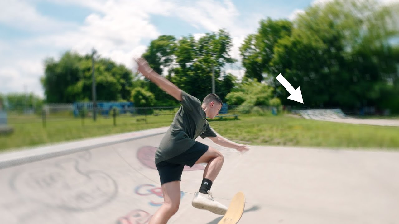 First Time Dropping in at a Skate Park - Wiped Out*