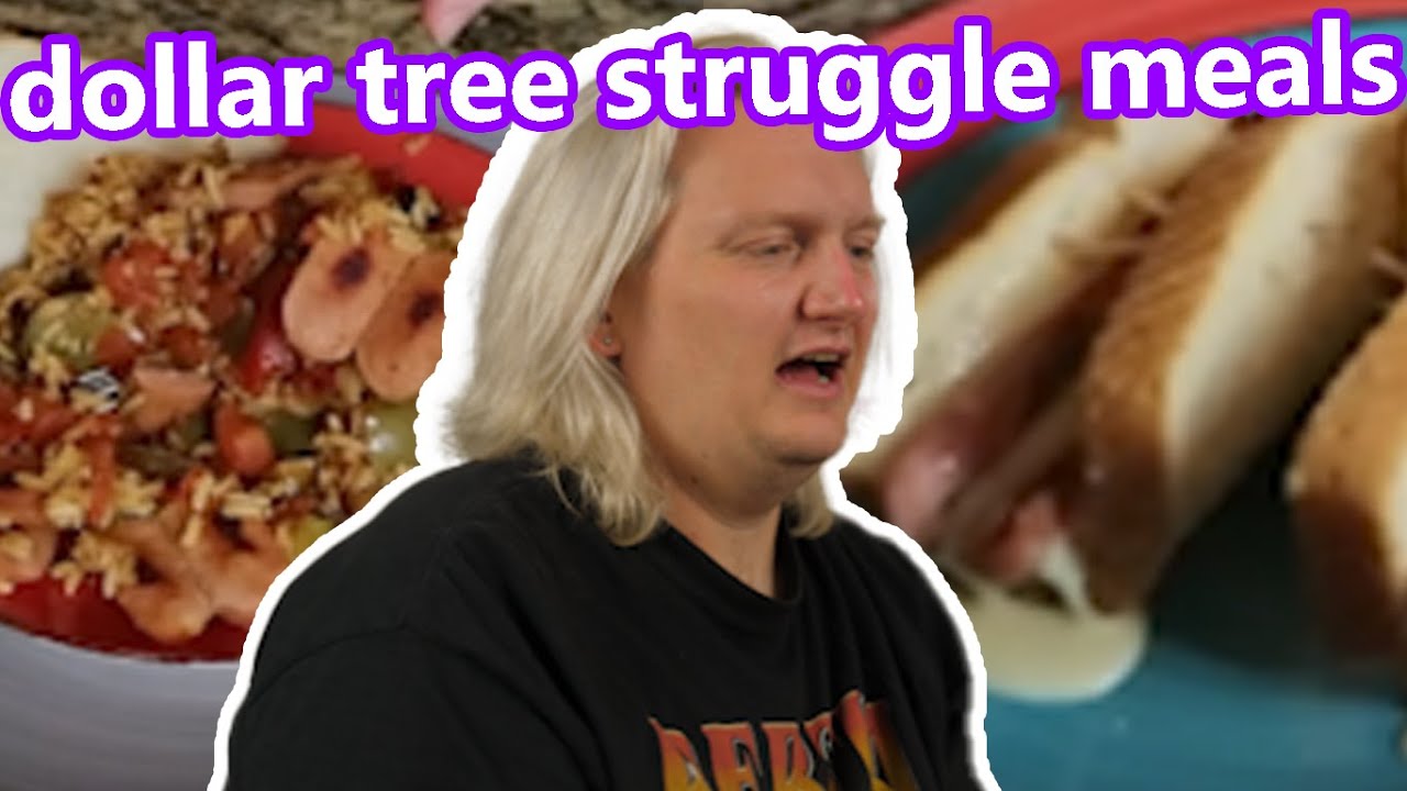 YOU WON'T BELIEVE WHAT'S IN THESE DOLLAR TREE STRUGGLE MEALS 😱😰