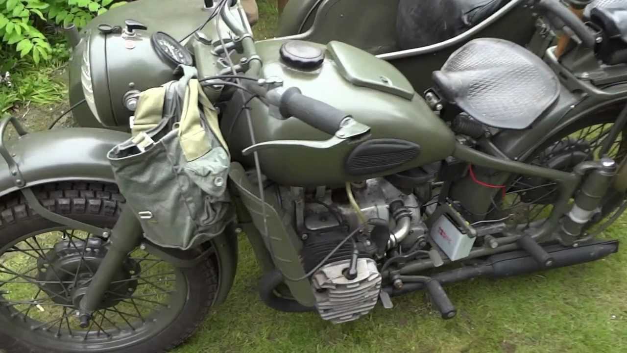 M72 Russian combination motorcycle K750 Dnepr Ural russian combination