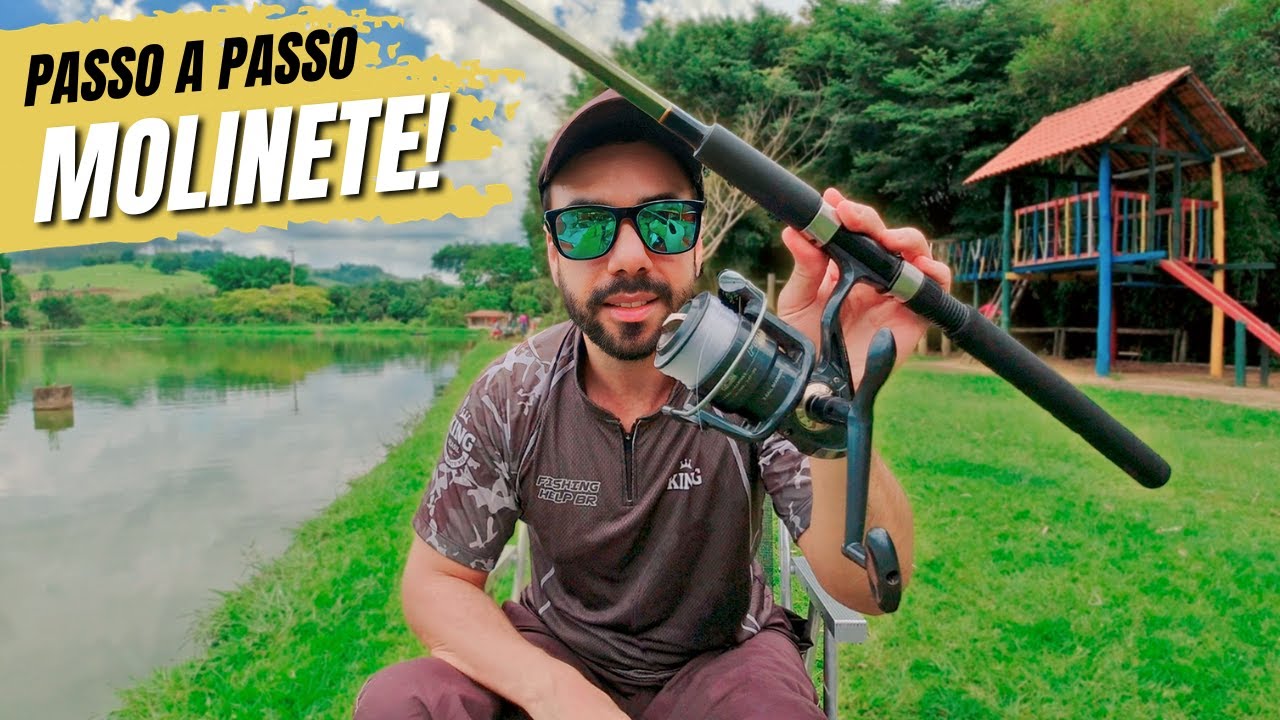 Pescar com VARA E MOLINETE:  Guia para Iniciante em PESQUEIRO!