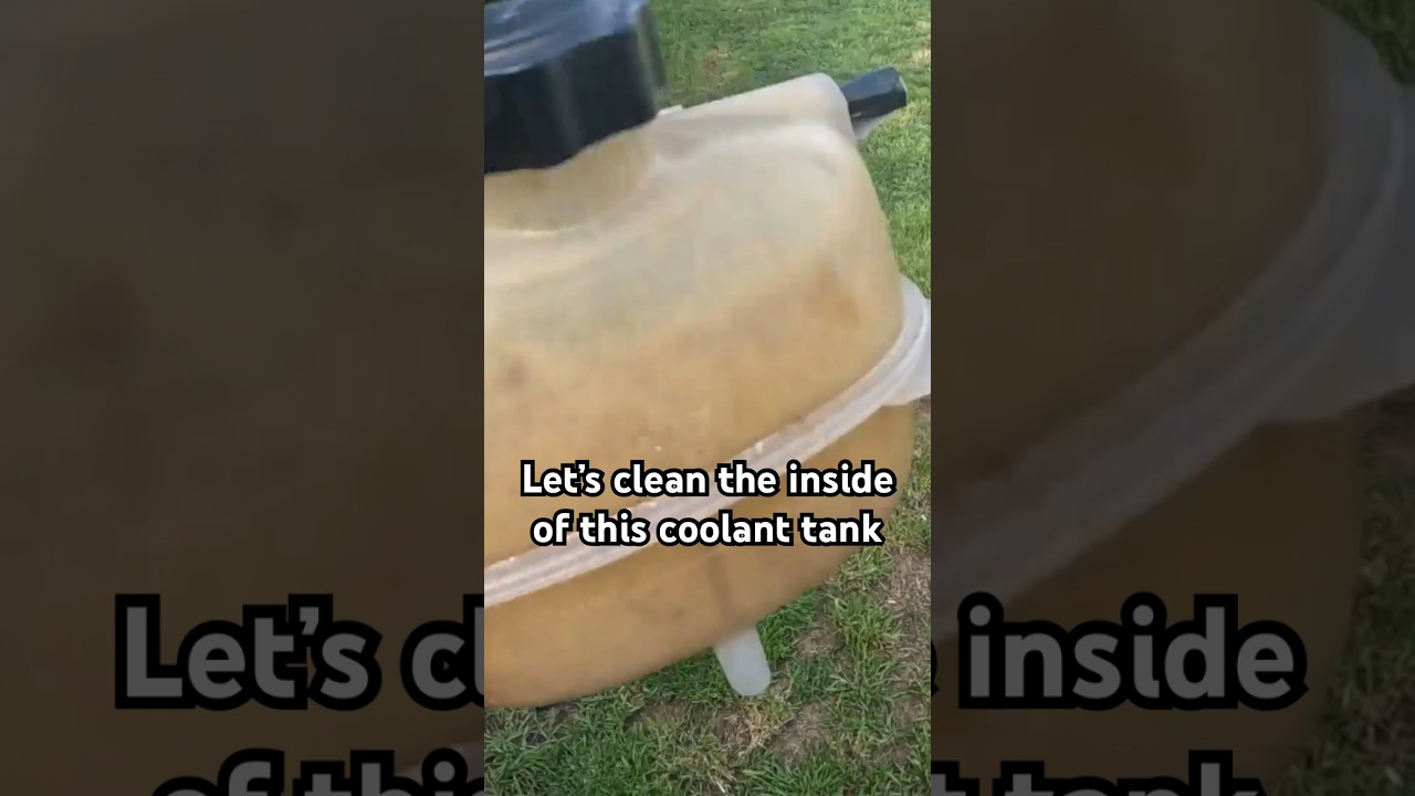 Use this coolant tank cleaning tip and save yourself $$$ 💸