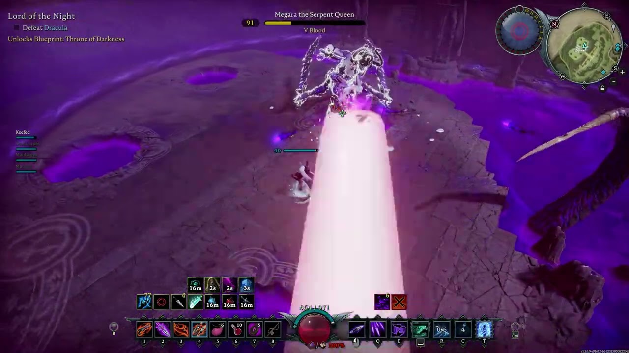 V Rising - Megara the Serpent Queen - Brutal Solo - Daggers/Frost w/ Full Build
