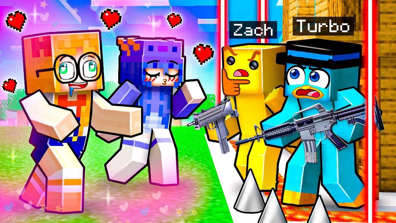 Maldici&oacute;n de AMOR Contra BASE SEGURA en Minecraft!