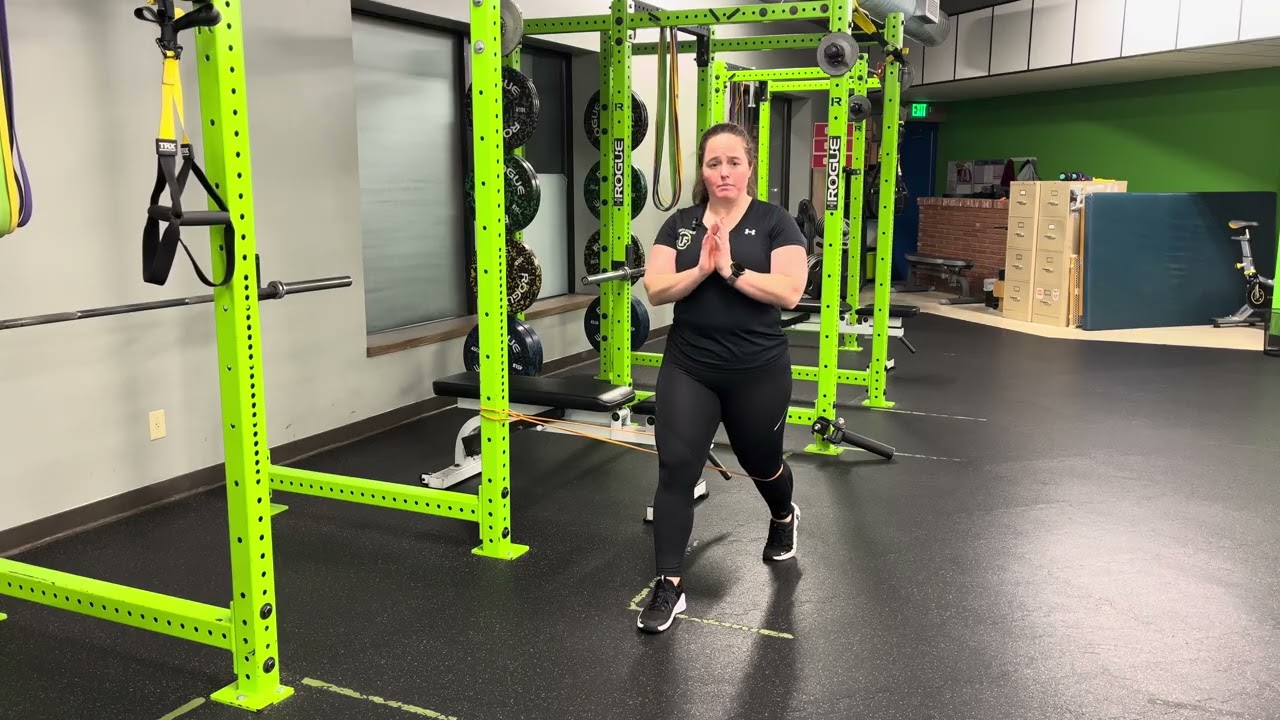 Unity Fitness - Split Squat w/ RB RNT Hip ER (Lat'l) FB