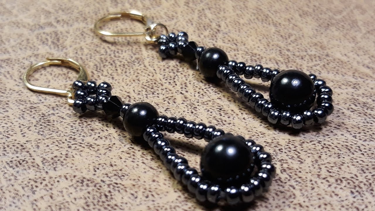 Lindos Aros con Perla y Mostacilla...Clase #124!!!