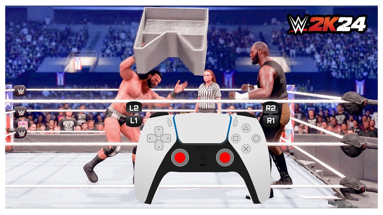 Обучающее видео по расширенному управлению WWE 2K24 на PS4/5!
