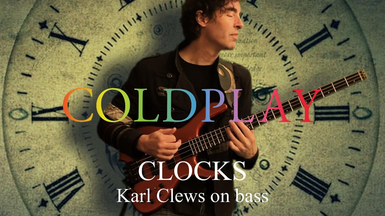 Clocks by Coldplay (solo bass arrangement) | Karl Clews on bass