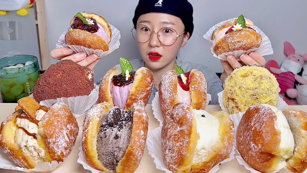 진주 달넛 여러가지 수제 도넛 친한 친구 가게 도넛 디저트 먹방 Dessert Mukbang