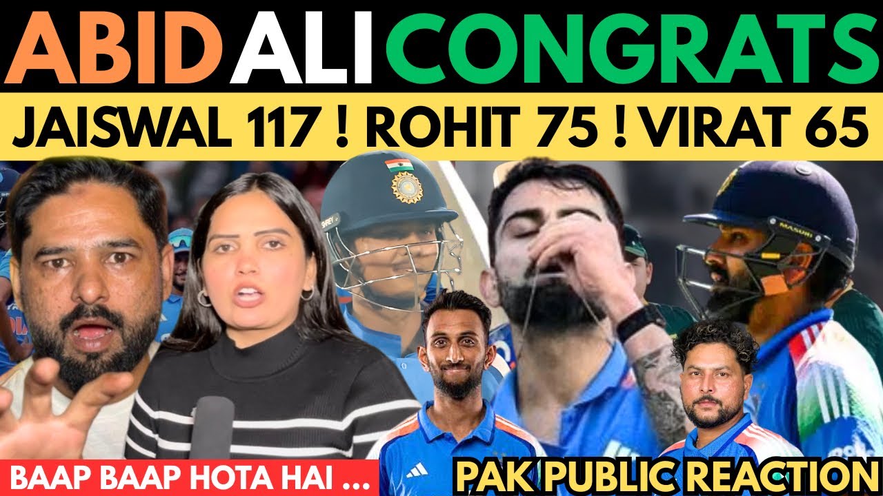Abid Ali Congrates India 🇮🇳 Won Odi Series Against SA 🇿🇦 ! Jaiswal 117 Ro-Hit 75 Virat Kholi 65