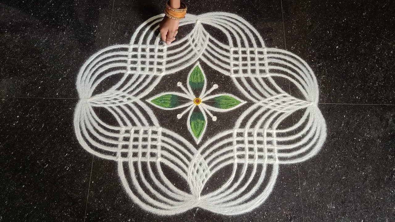 Thamil puthandu special padi kolam | 5*5 chithirai 1 kolam | pandaga muggulu | Rangoli kolangal