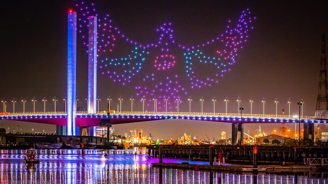 Melbourne, Feel the Sound – Summer Nights Drone Show