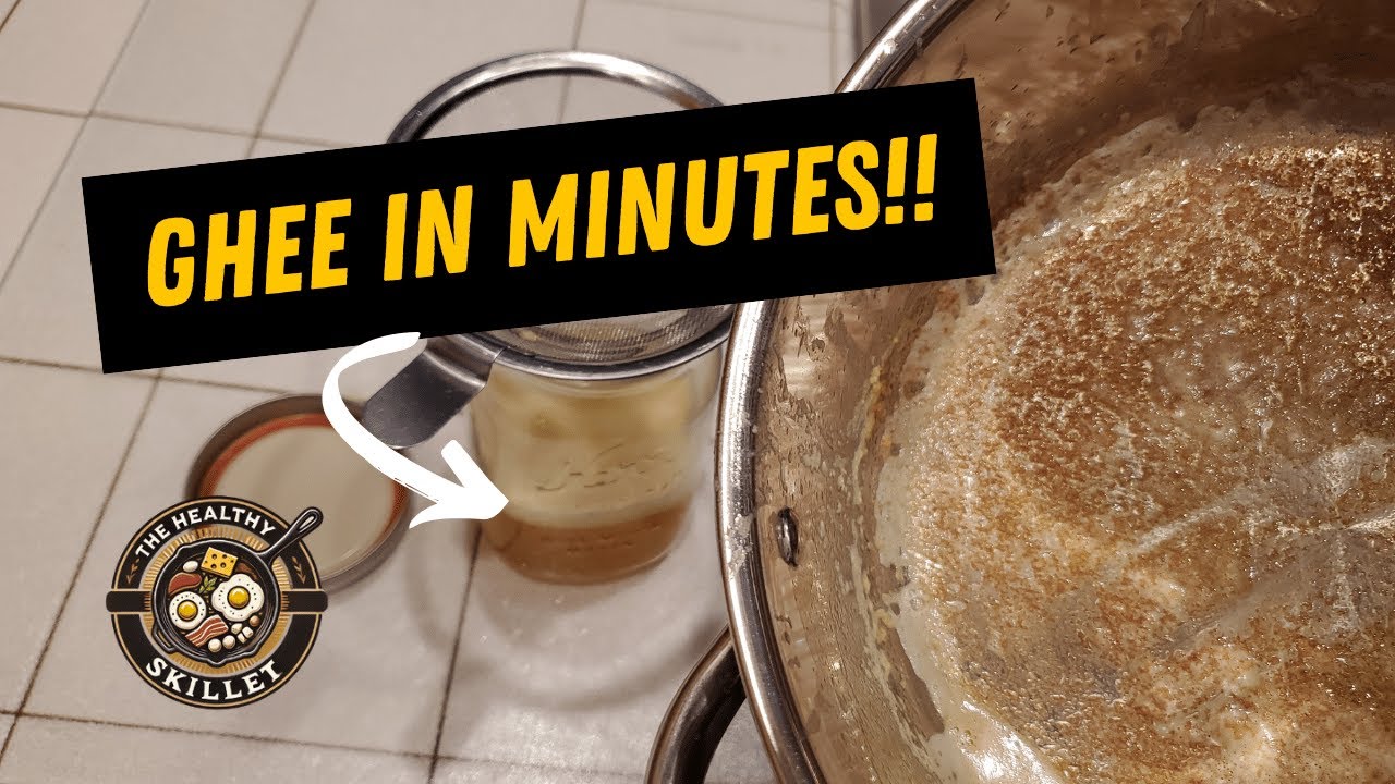 GHEE IN MINUTES!! No Additives * Just Butter