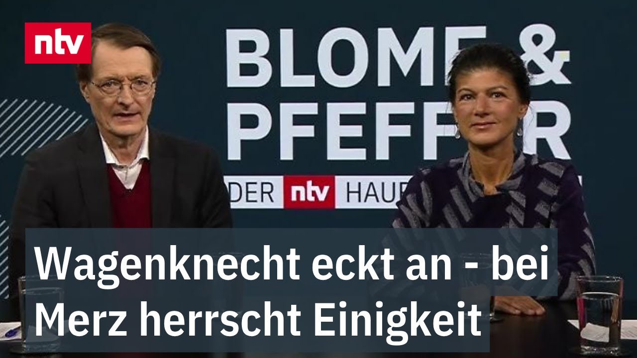 Wagenknecht eckt an - bei Merz herrscht Einigkeit: Polit-Talk bei 