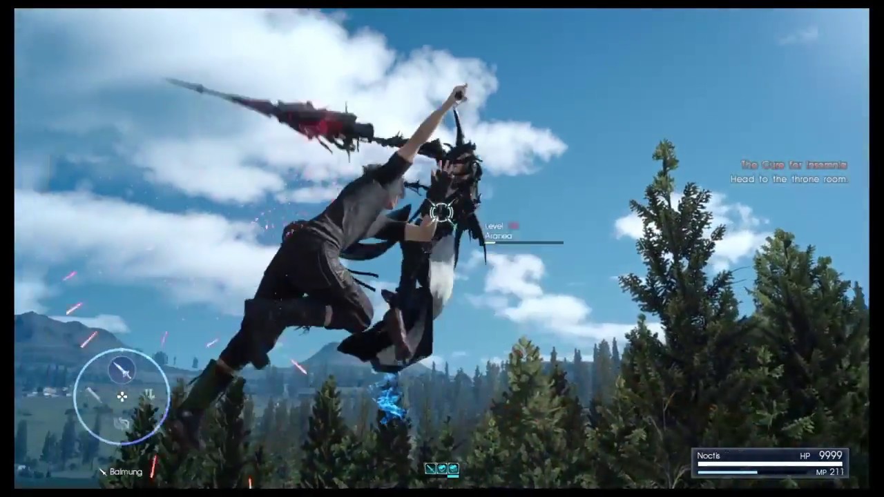 Final Fantasy XV Aranea Highwind Final Exam Lv120  No Damage