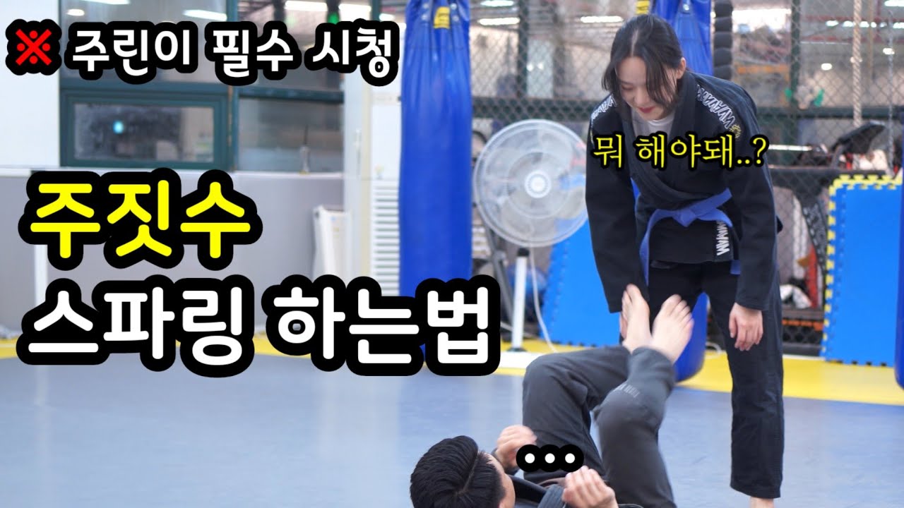 주짓수 스파링?? 초보자가 처음 하면 어떻게 해야 될까요..?? (스파링 하는 법)