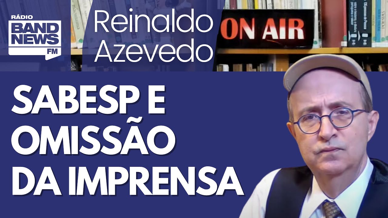 Reinaldo: Tarcísio quer mais “privatarias” à moda Sabesp? É sério?